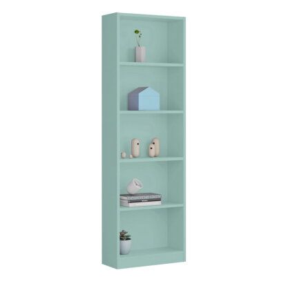 Estantería juvenil azul turquesa I-Joy con estructura vertical, moderna y funcional para jóvenes