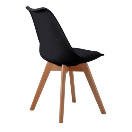 Sillas de comedor Bistro - Roble / Negro