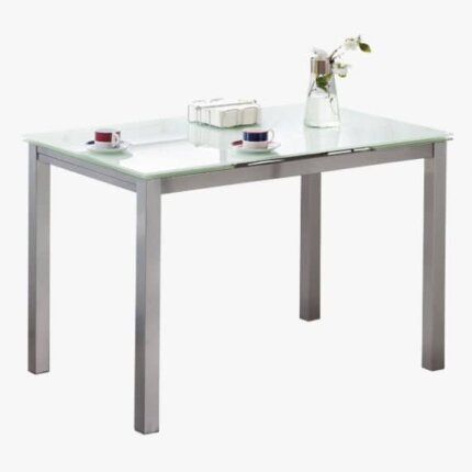 mesa de cocina extensible Cameron , perfecta para espacios pequeños o reuniones familiares."