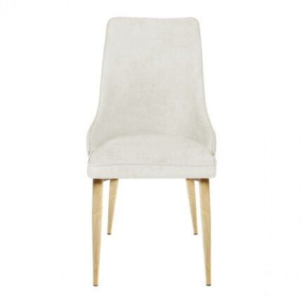 Silla Tapizada en Tela Briana en color beige