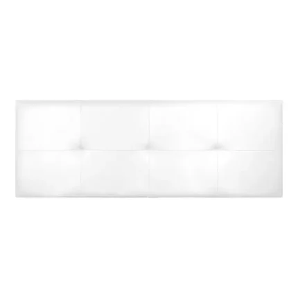 Cabecero cama polipiel 150cm Costa blanco moderno y económico