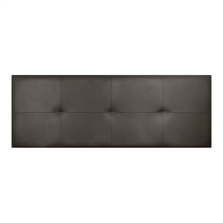 Cabecero cama polipiel 150cm Costa chocolate económico para dormitorio