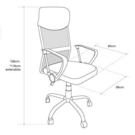 Silla de oficina Jasper