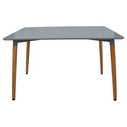 mesa de comedor bistro gris de 120x80cm