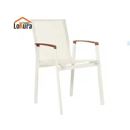 sillón de terraza blanco Rosauro