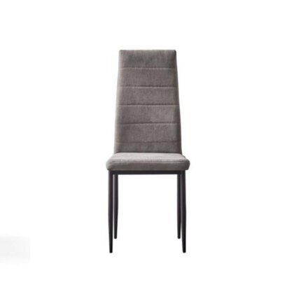 silla de comedor moderna cameron gris claro
