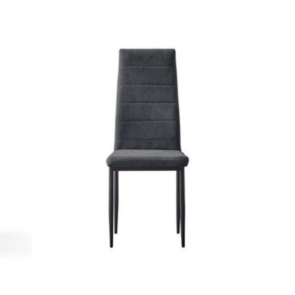 silla de comedor oferta cameron gris oscuro