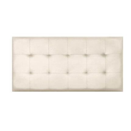 Cabecero de cama tapizado beige Venus, elegante y económico