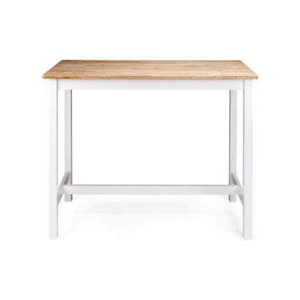 mesa alta rectangular Pullman para espacios pequeños en cocina y hostelería