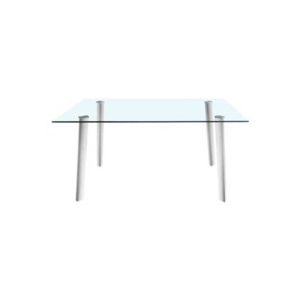 mesa de cocina cristal patas ártico Hainan