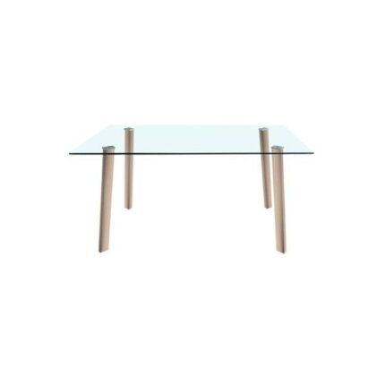 mesa de cocina cristal patas cambrian Hainan