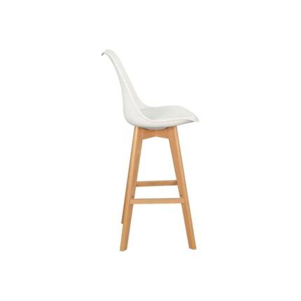 taburete alto económico blanco Chios