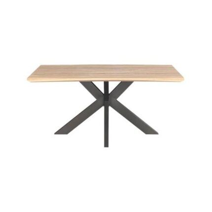 mesa de comedor madera y metal cambrian Sumatra