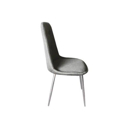 silla de tela gris Paros