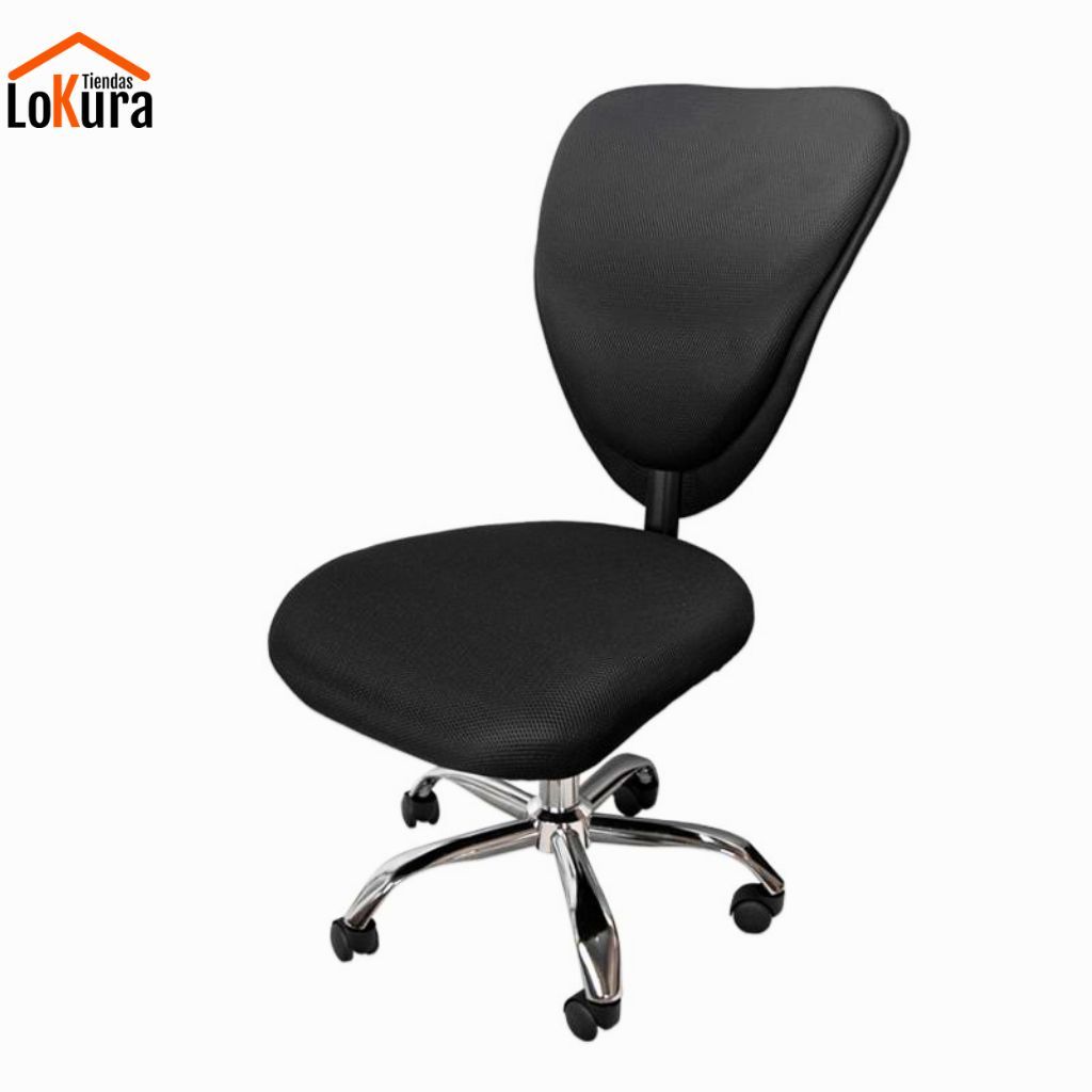 Silla de Oficina OFI600 Volten en color negro con diseño ergonómico y ajuste de altura