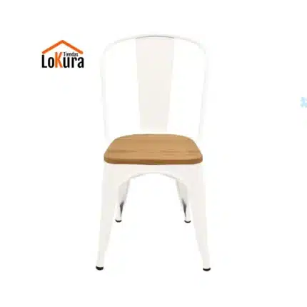 silla blanca para restaurantes Tol