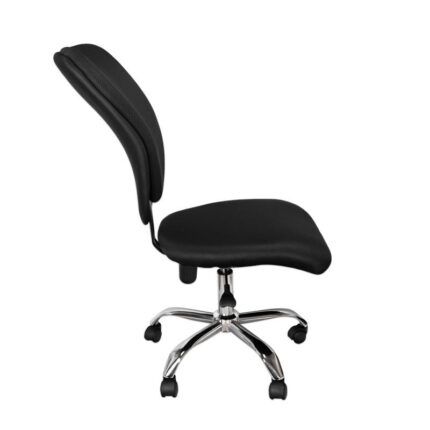 Vista lateral de la Silla OFI600 Volten con mecanismo ajustable y asiento acolchonado
