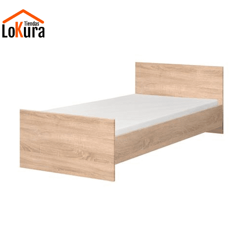 Cama juvenil 1 plaza de madera