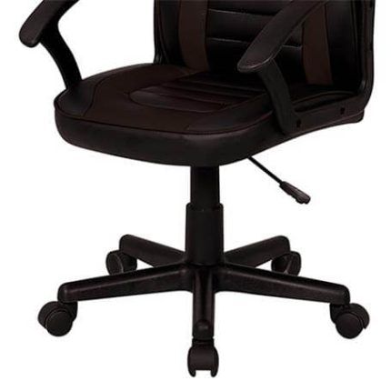 Silla gaming ajustable con base resistente y ruedas de nylon para mayor estabilidad y comodidad