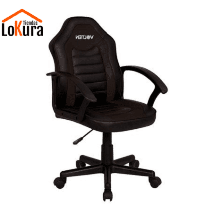 Silla gamer black ergonómica con diseño moderno en negro para gamers en Las Palmas