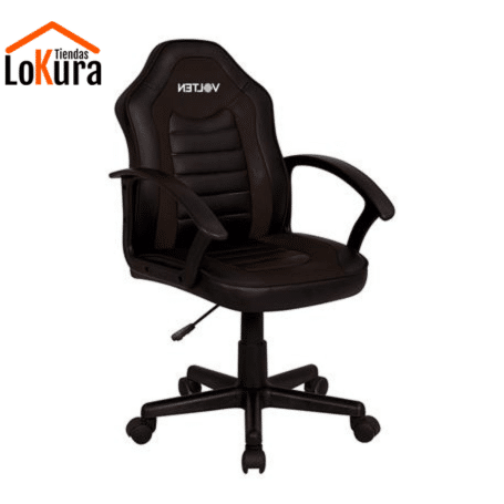 Silla gamer black ergonómica con diseño moderno en negro para gamers en Las Palmas