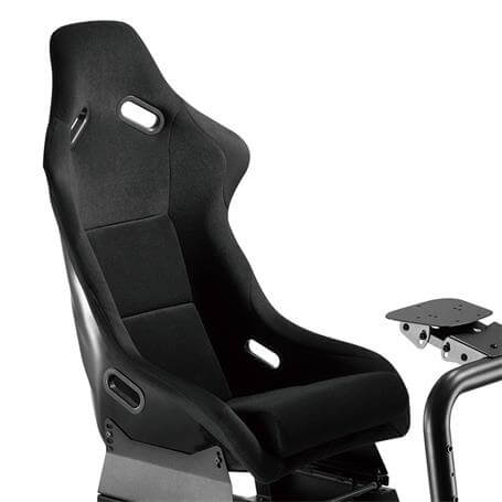 Simulador gaming racing con estructura resistente y diseño ergonómico