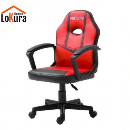 Sillón gamer barato Sillón Gamer Barato en rojo, ideal para largas sesiones de juego con comodidad