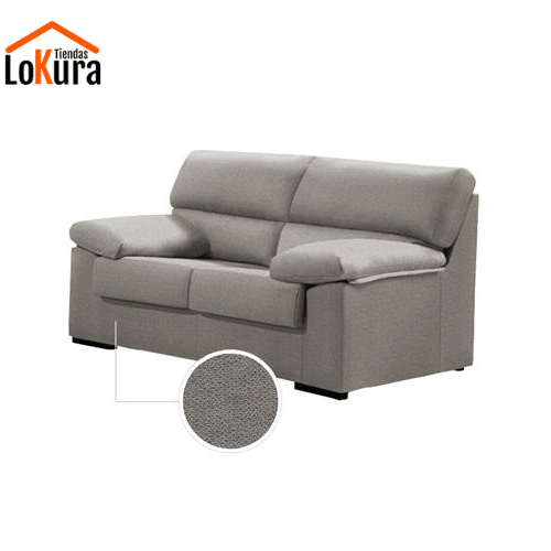 Sofa de dos plazas antracita