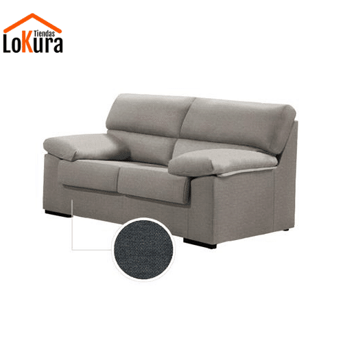 Sofa de dos plazas marengo