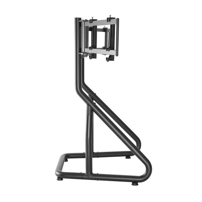 Soporte de 3 monitores con inclinación ajustable para setup gaming y oficina