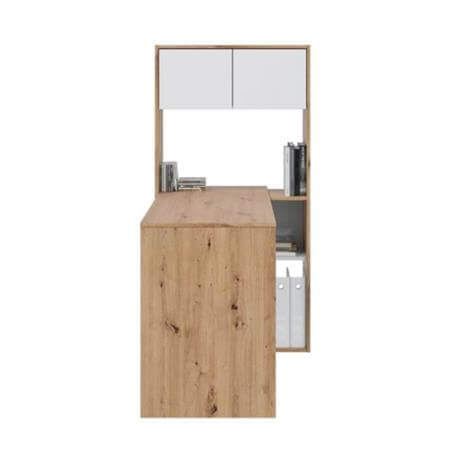 Conjunto escritorio y estantería