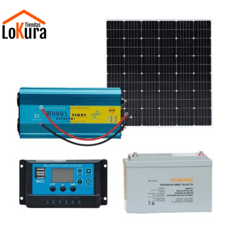Kit solar aislada 1000w