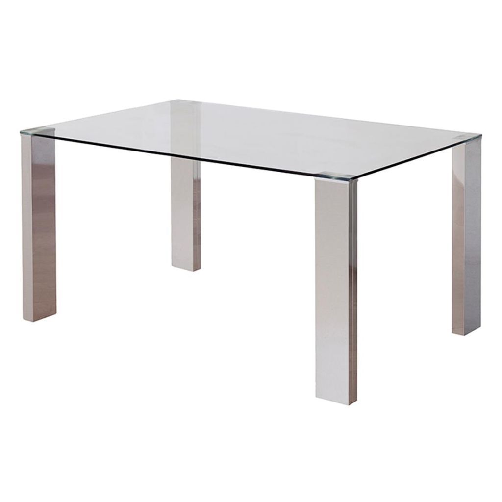 Mesa comedor transparente