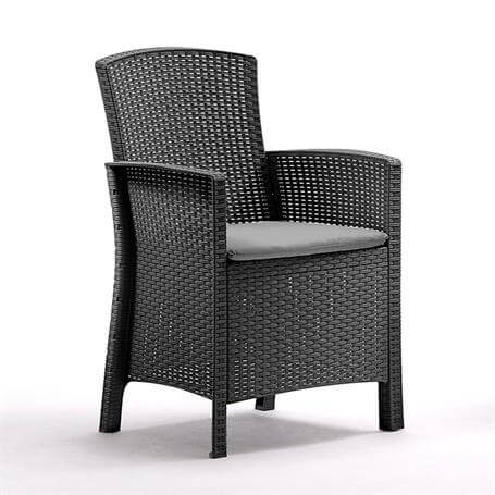Conjunto de mesa y sillones de jardín