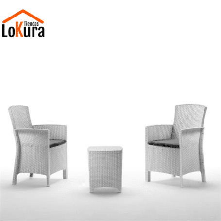 Set de mesa y sillas para jardín