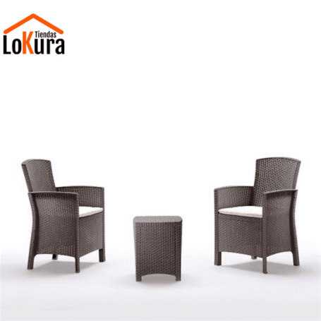 Set de mesa y sillas para jardín