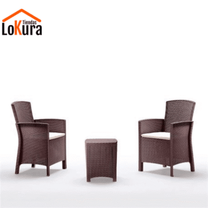 Set de mesa y sillas para jardín