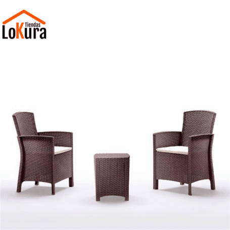 Set de mesa y sillas para jardín