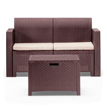 Set terraza rattan