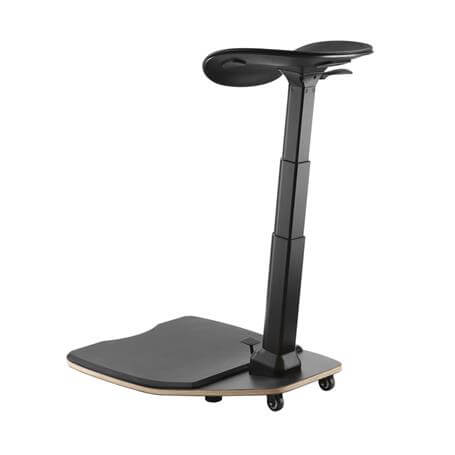 Silla de pie sentado con ajustes para diferentes alturas y posturas