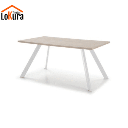 Comedor de madera y metal