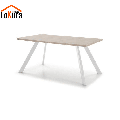 Comedor de madera y metal