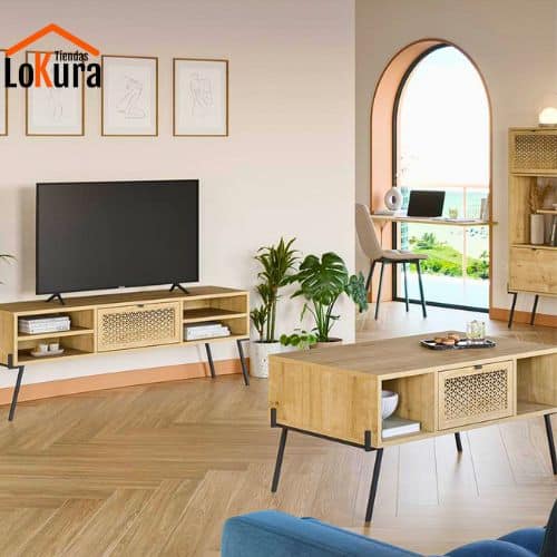 Mesa de Madera para Televisión Evan
