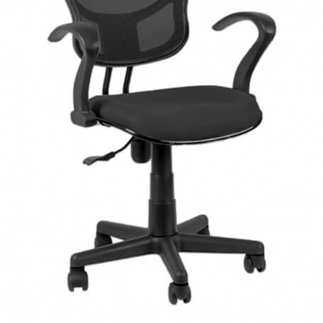 Silla giratoria con ruedas, ideal para oficinas, estudios y espacios de coworking