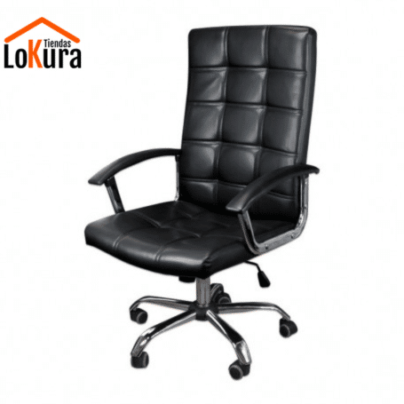 Silla Ejecutiva Escritorio OFI500 con respaldo ergonómico y base cromada