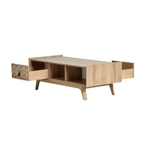 mesa de centro de sala madera