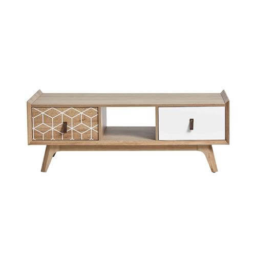 mesa de centro de sala madera