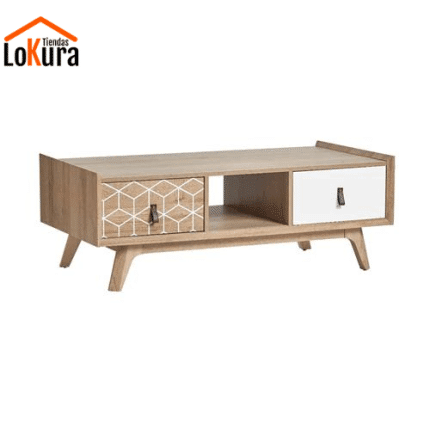 mesa de centro de sala madera