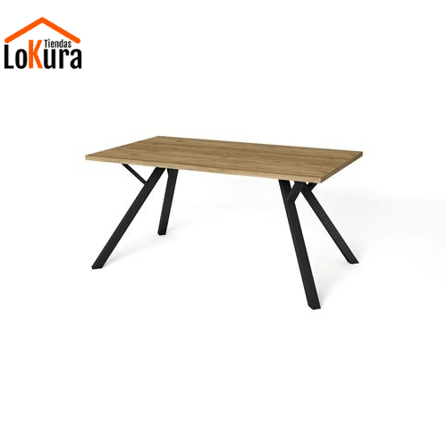 mesa rectangular de madera para cocina