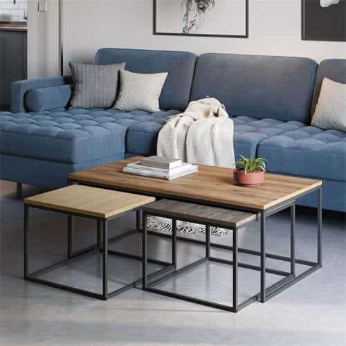 set de 3 mesas para sala